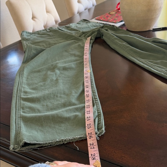 MOTHER Ankle Cropped Jeans in Sage - Picture 16 of 16